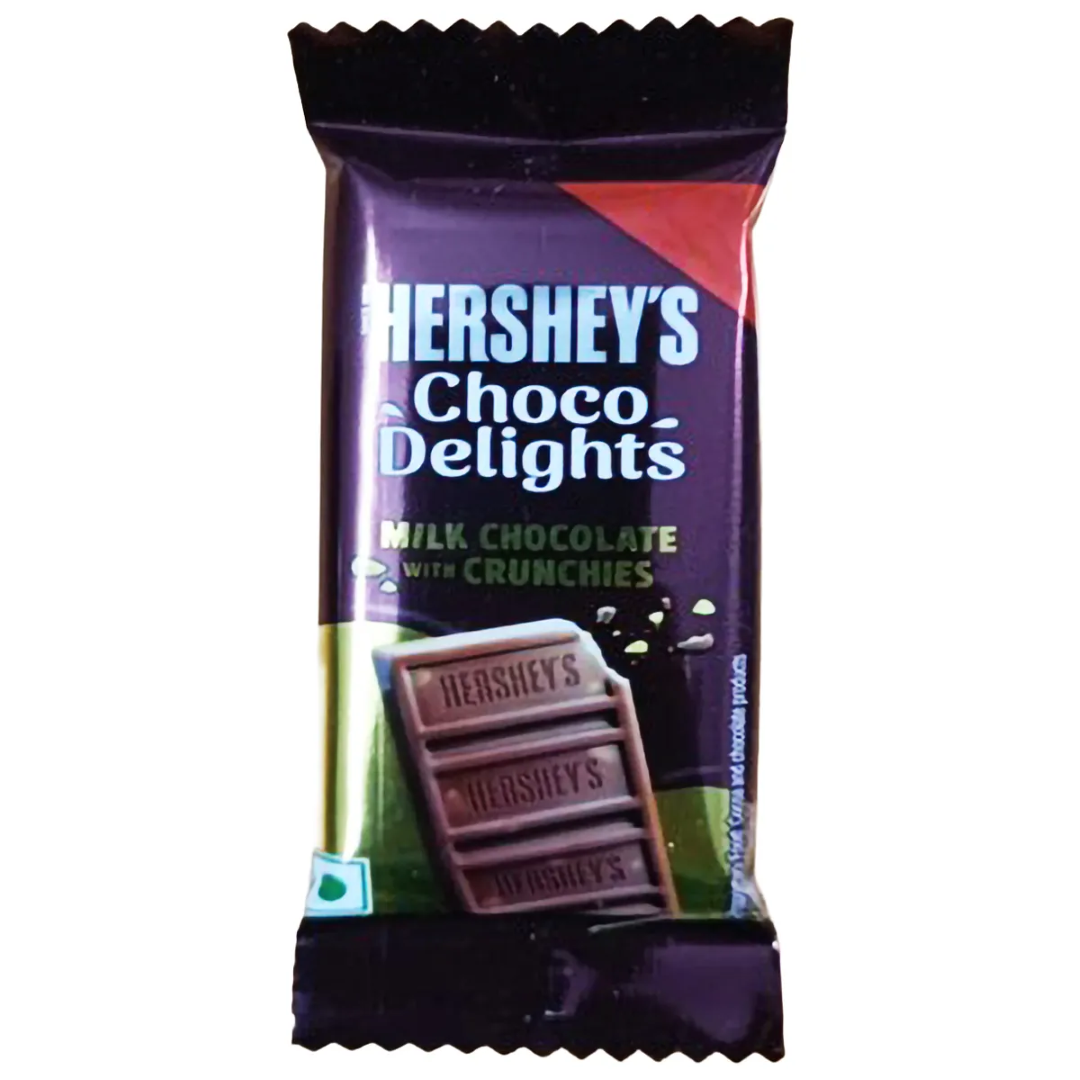 HERSHYS CHOCO DELIGHTS MILK CHOC W CRUNCHIES 10.3G